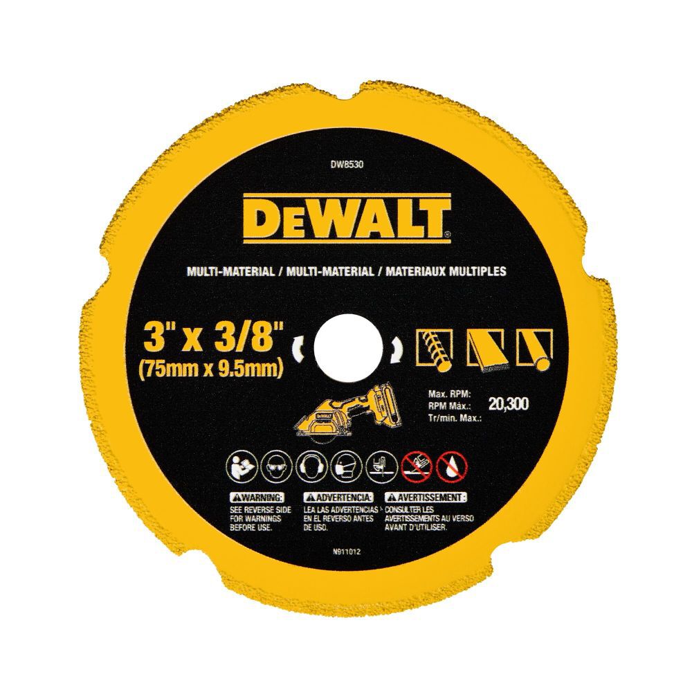 3in Diamond Multi-Material Blade DW8530