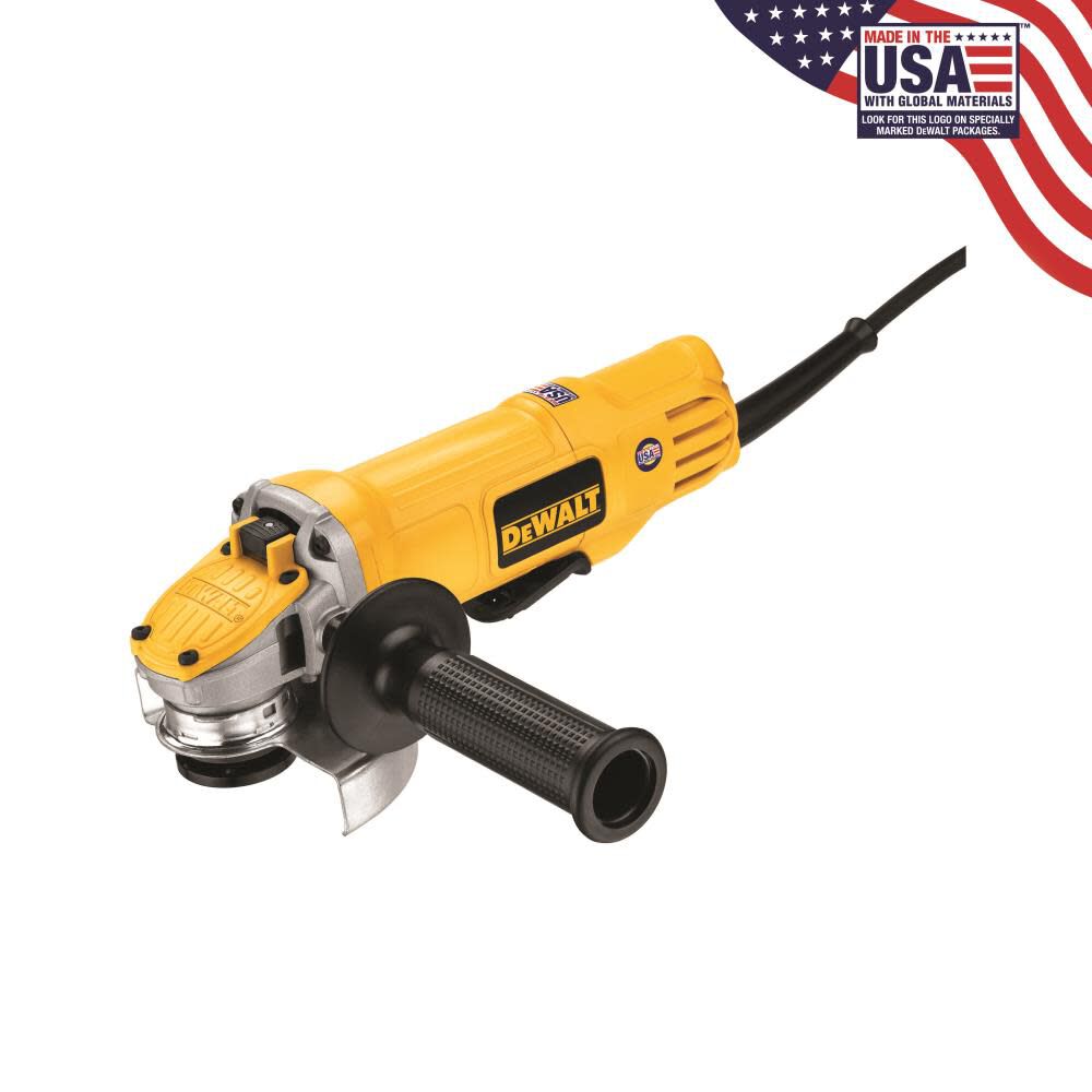 4-1/2 In. Paddle Switch Small Angle Grinder with No Lock On DWE4120N