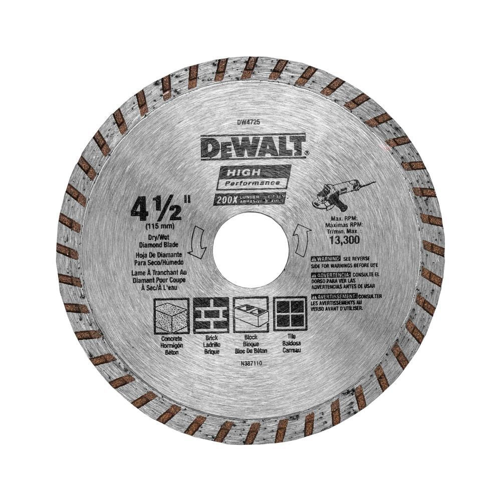 4.5-in Diamond Grinding Wheel DW4725