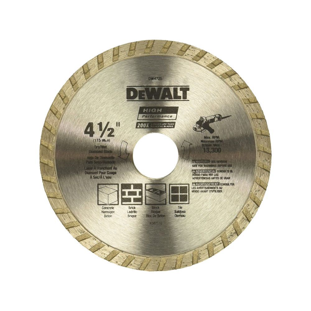 4.5-in Diamond Grinding Wheel DW4725