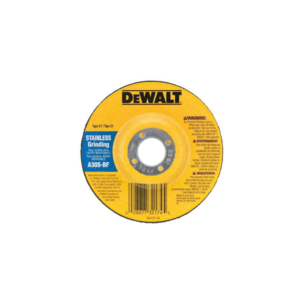 4-1/2 In. Steel Grinding Wheel DW8415