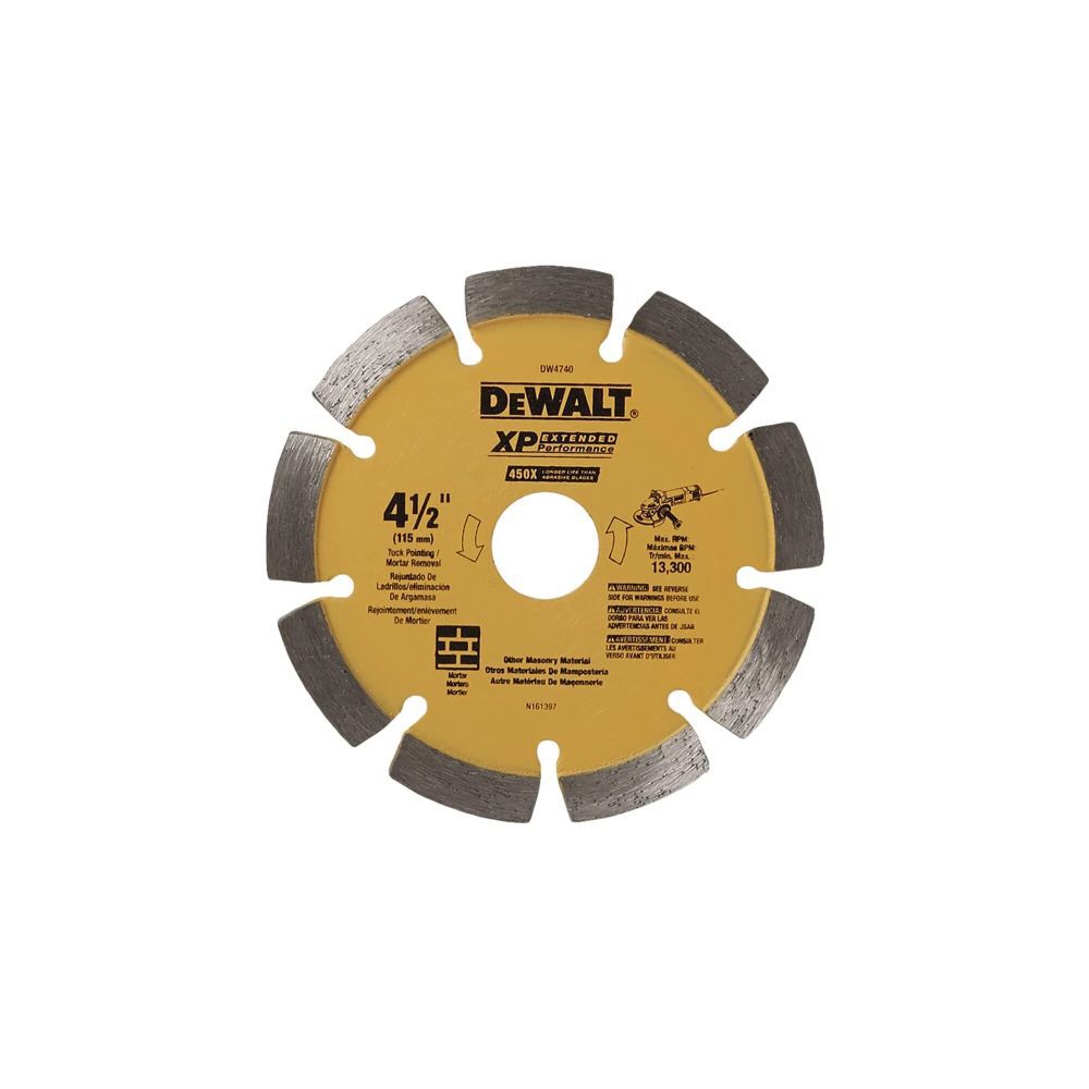 4-1/2-in x 0.250-in XP Tuck Point Blade DW4740