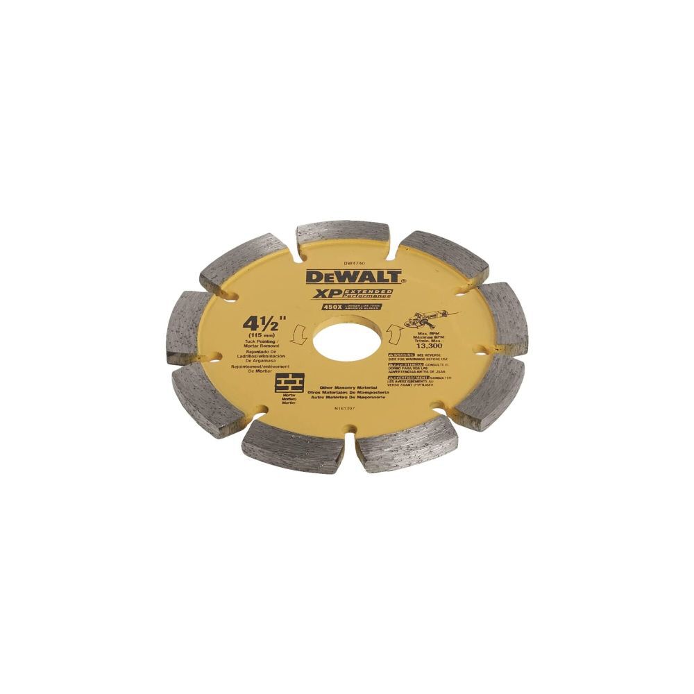 4-1/2-in x 0.250-in XP Tuck Point Blade DW4740