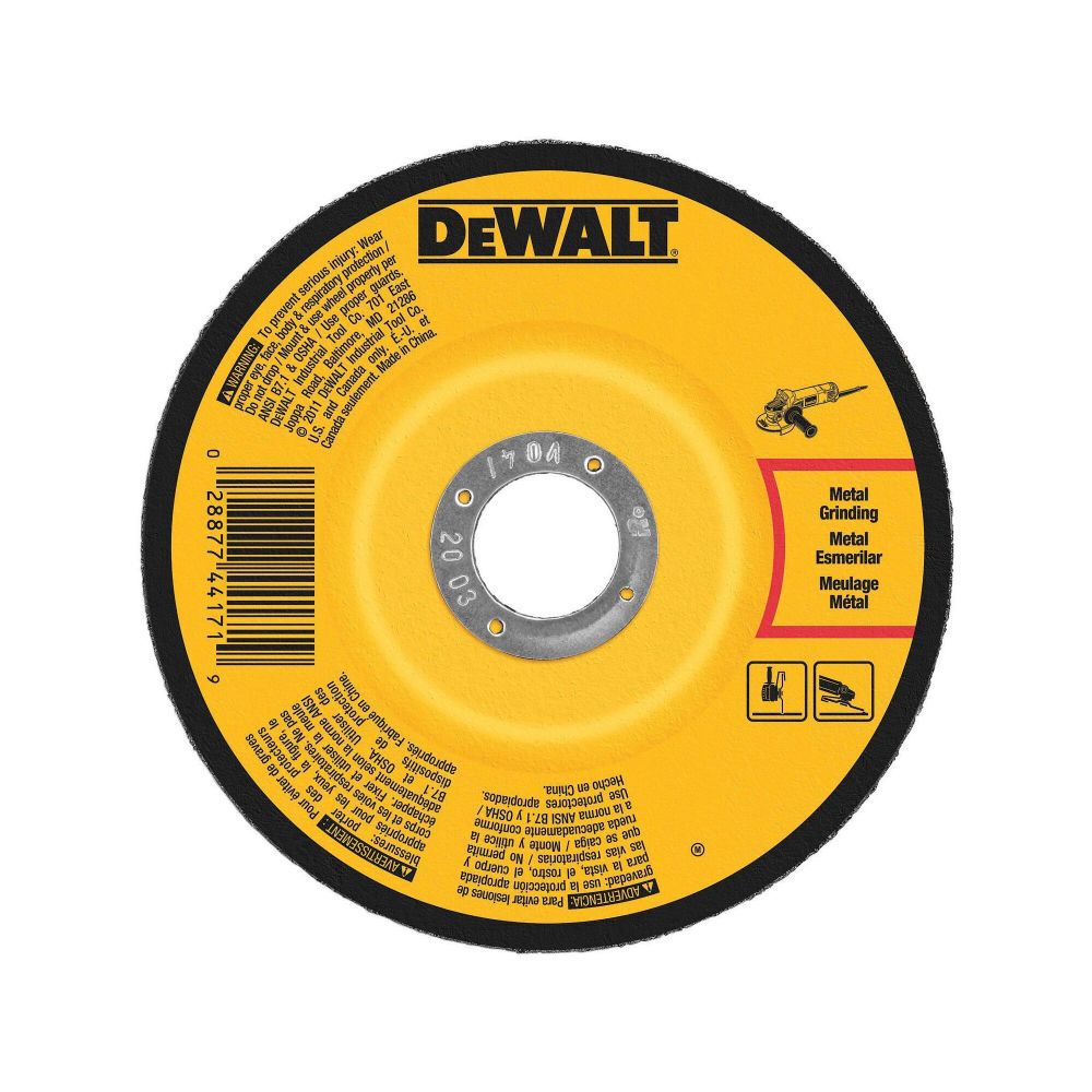 4-1/2 In. x 1/4 In. x 5/8 In. to 11 Fast Cutting Abrasive DW4542