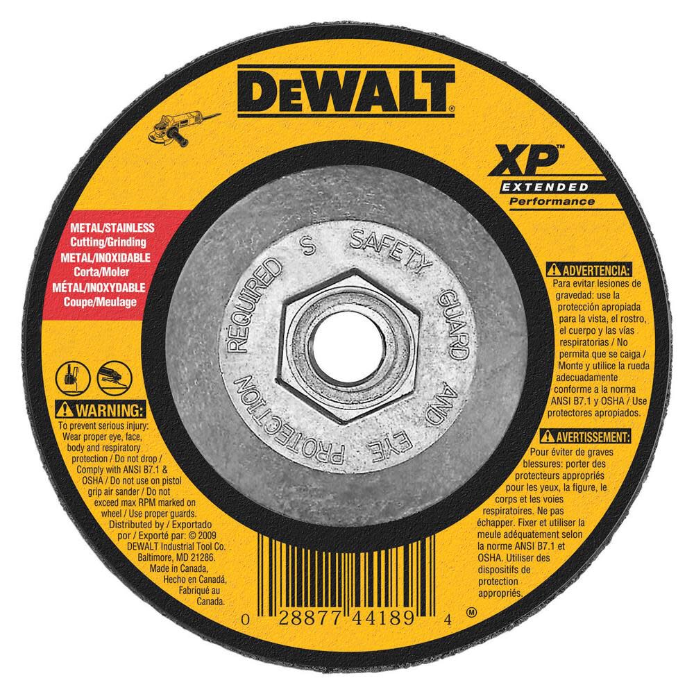 4-1/2 In. x 1/4 In. x 5/8 In. to 11 XP Grinding Wheel DW8809