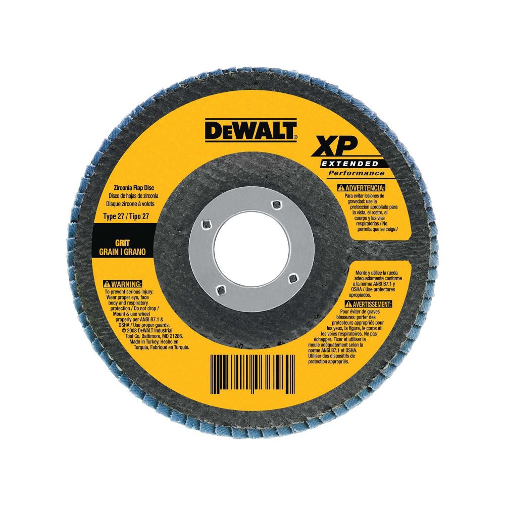 4-1/2 In. x 5/8 In. to 11 120 g Type 29 HP Flap Disc DW8314