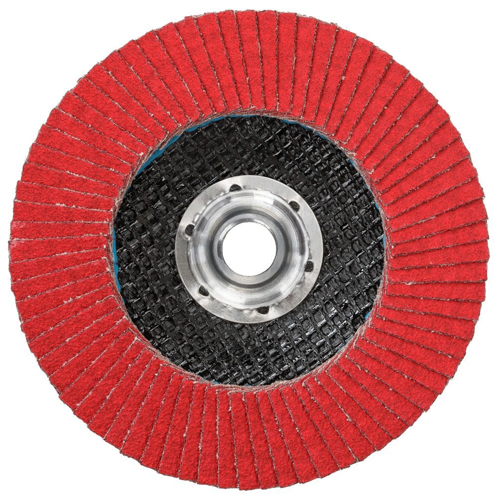 4 1/2in X 5/8in 11 SG80 T29 Ceramic Flap Disc DWA8282H