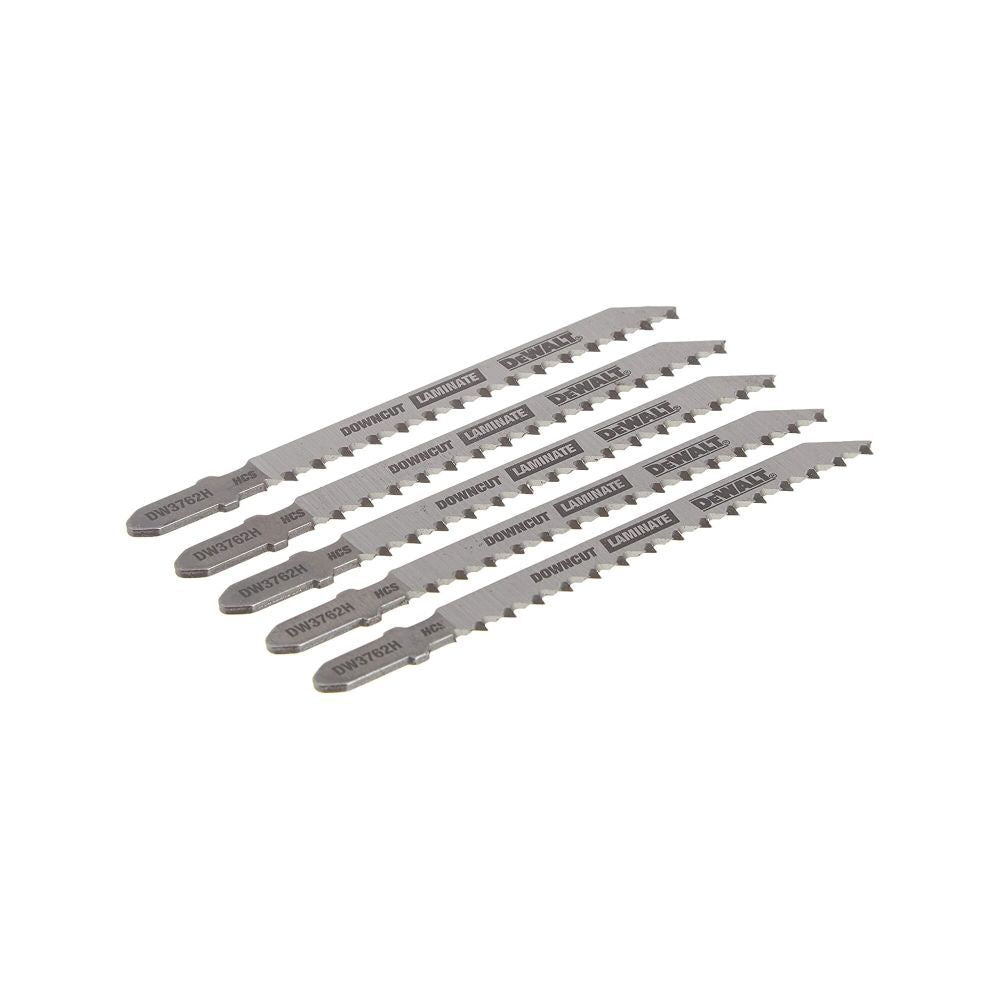 4 In. 10 TPI T-shank Laminate Down Cutting Jig Saw Blade (5 pk.) DW3762H