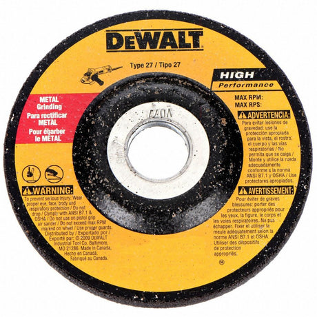 4 in. x 1/4 in. HP Grinding Wheel DW4419