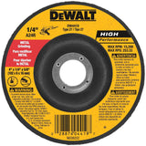 4 in. x 1/4 in. HP Grinding Wheel DW4419