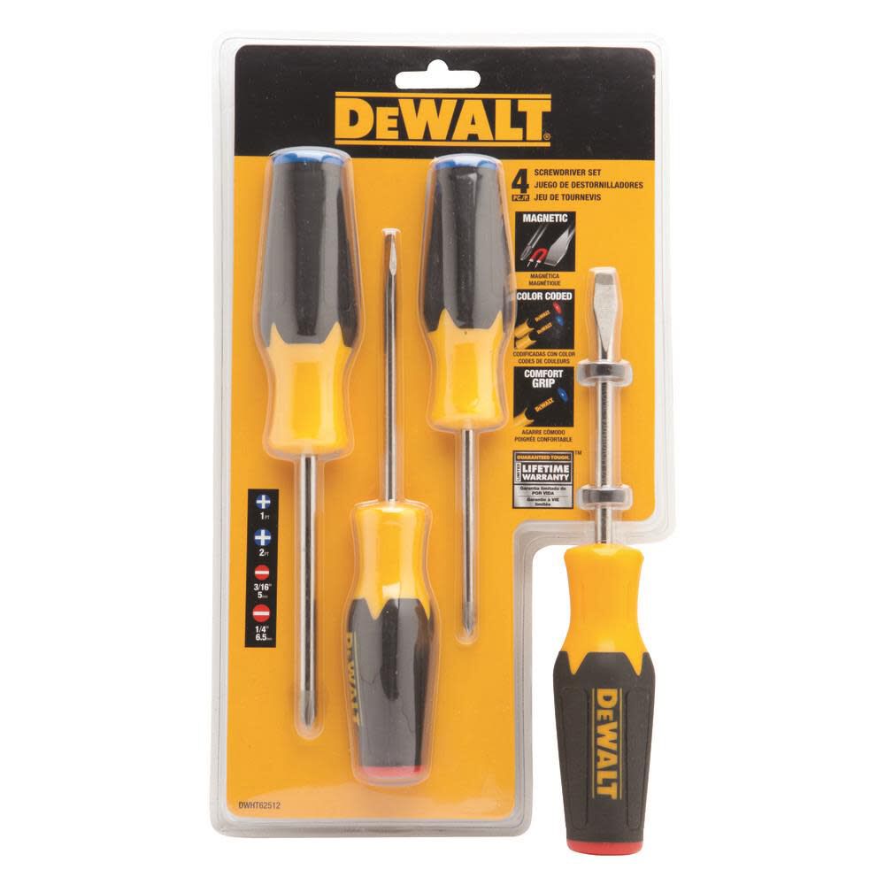 4 Piece Screwdriver Set DWHT62512