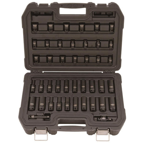 42 Piece 3/8 in Drive Combination Impact Socket Set - 6 Point DWMT19248