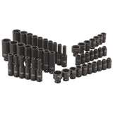 48 Piece 1/4 in Drive Combination Impact Socket Set 6 PT DWMT19251