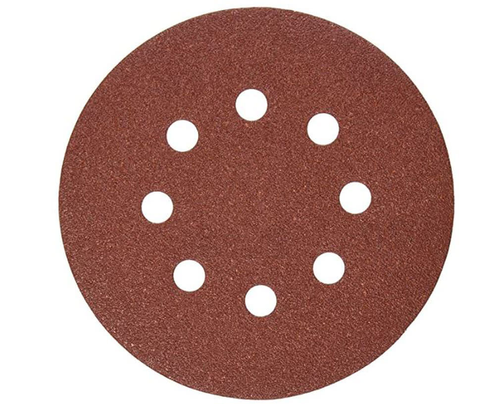 5 In. 8 Hole 150 Grit Hook & Loop Random Orbit Sandpaper Pack of 25 DW4312 DW4312