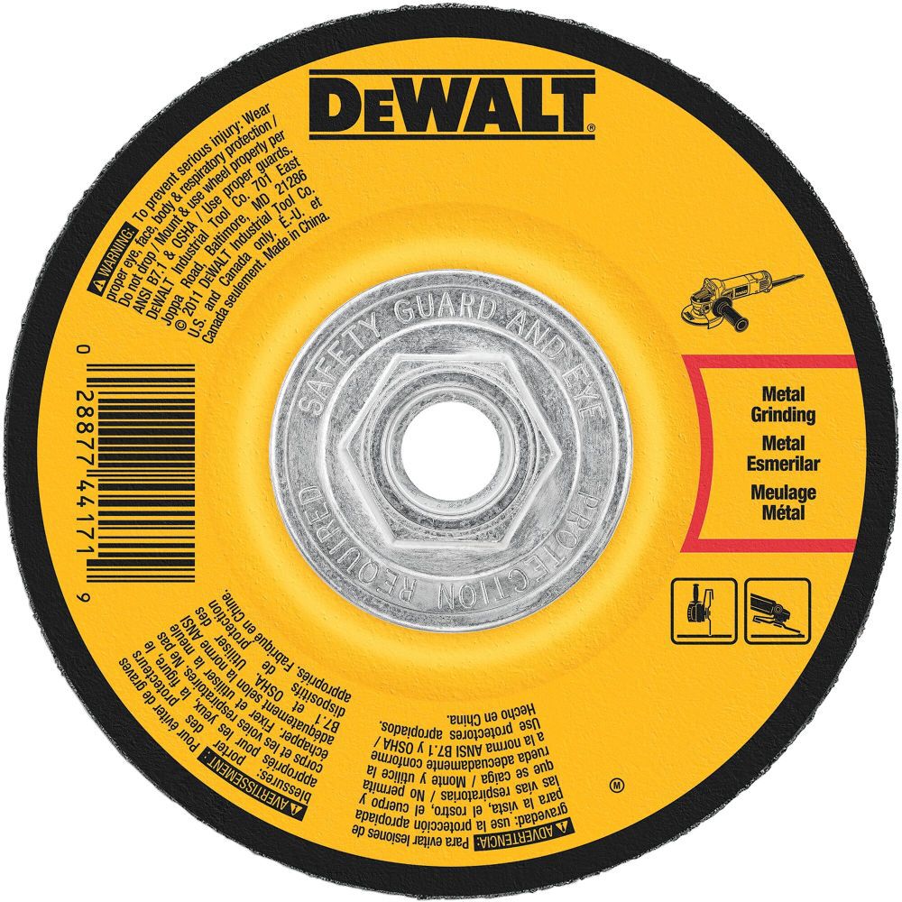 5 In. X 1/4 In. Metal Grinding Wheel DW4623