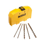 5 Piece Premium Percussion Masonry Drill Bit Set DW5205