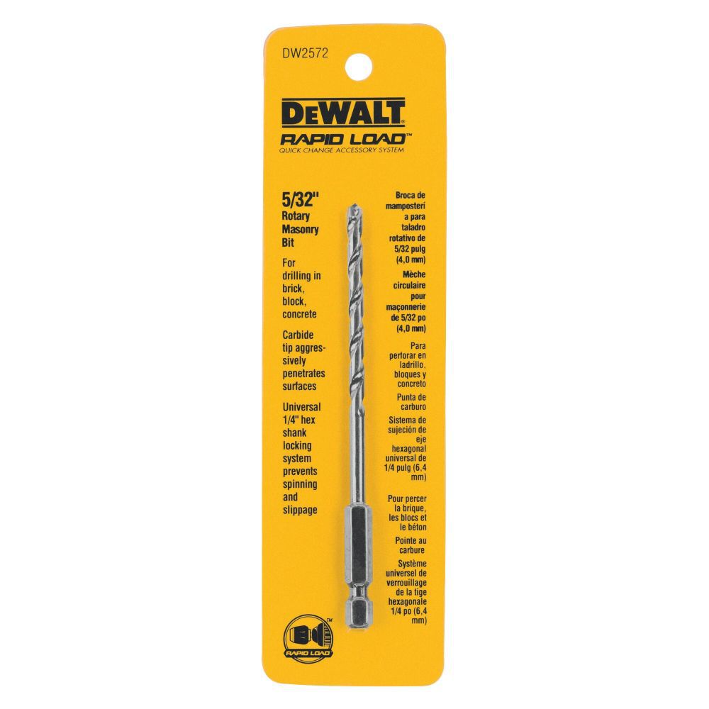 5/32 In. Masonry Bit DW2572