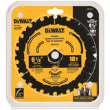 6-1/2 In. 18T Circular Saw Blade 1 DWA161218