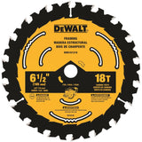 6-1/2 In. 18T Circular Saw Blade 1 DWA161218