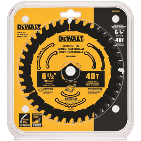 6-1/2 In. 40T Circular Saw Blade 1 DWA161240