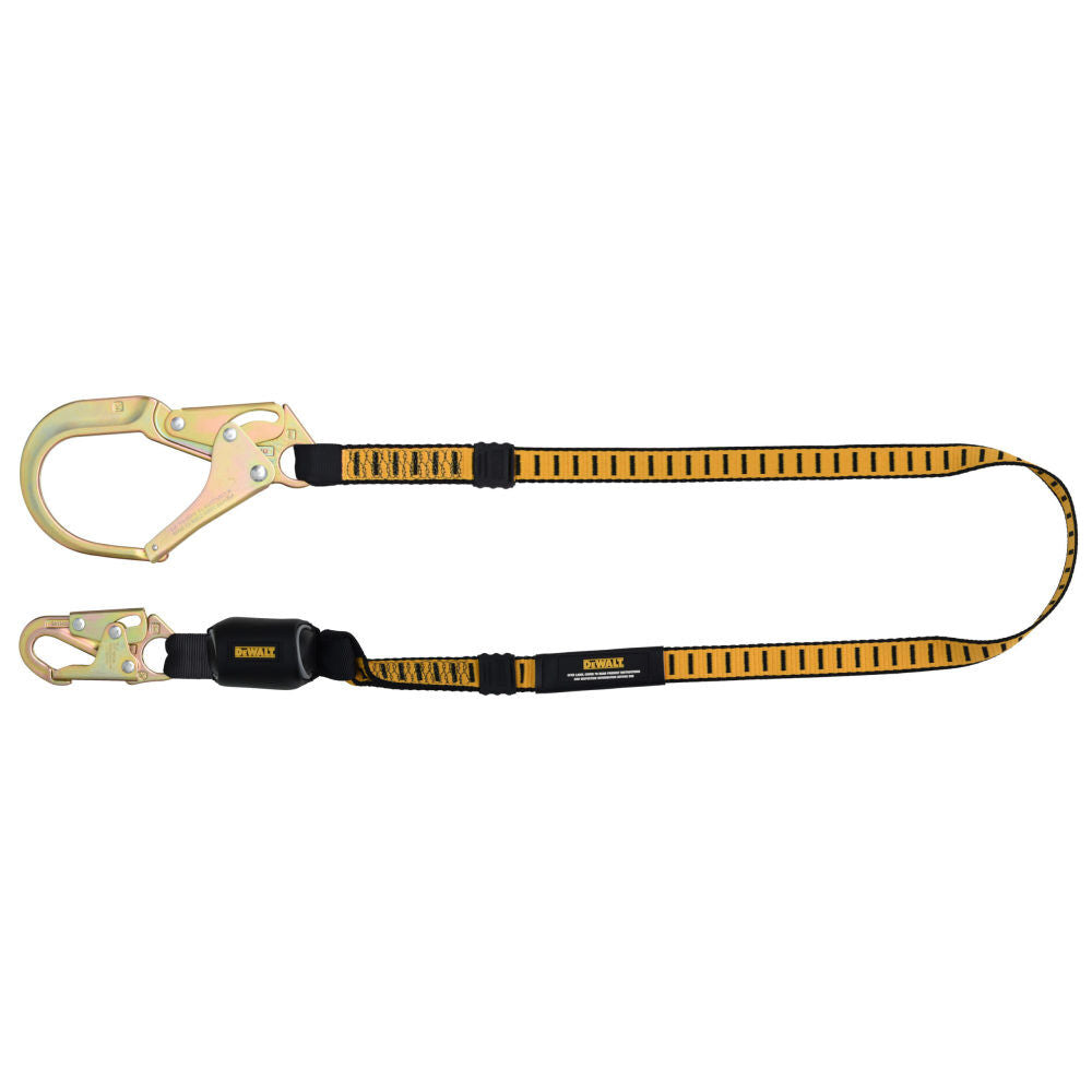 6 ft External Energy Absorber Single Leg Lanyard with Snap Hook DXFP611110