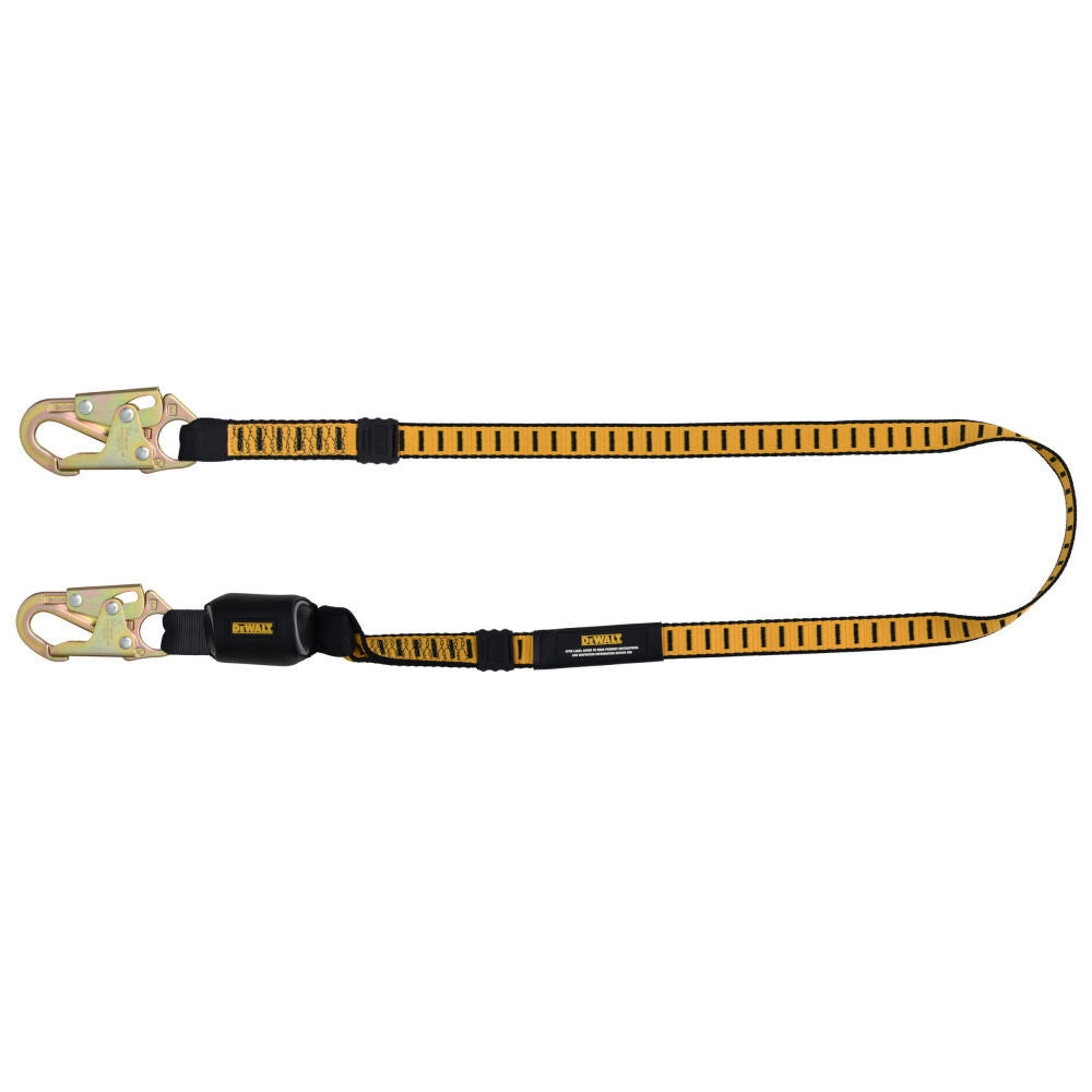 6 ft External Energy Absorber Single Leg Lanyard with Snap Hook DXFP621120