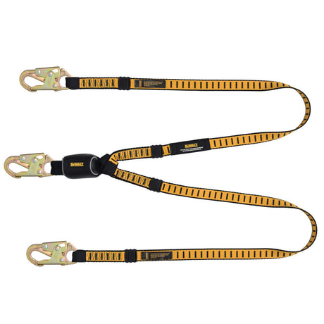 6 ft External Energy Absorber Single Leg Lanyard with Snap Hook DXFP621130