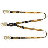 6 ft External Energy Absorber Single Leg Lanyard with Snap Hook DXFP621130