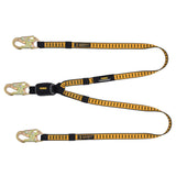 6 ft External Energy Absorber Twin Leg Lanyard with Snap Hook DXFP611120