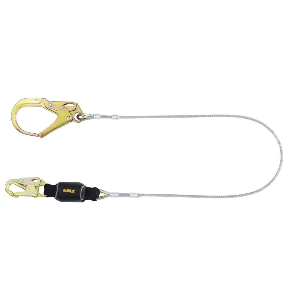 6 ft External Energy Absorber Twin Leg Lanyard with Snap Hook DXFP626110