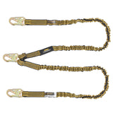 6 ft Internal Energy Absorber Twin Leg Lanyard with Snap Hook DXFP613120