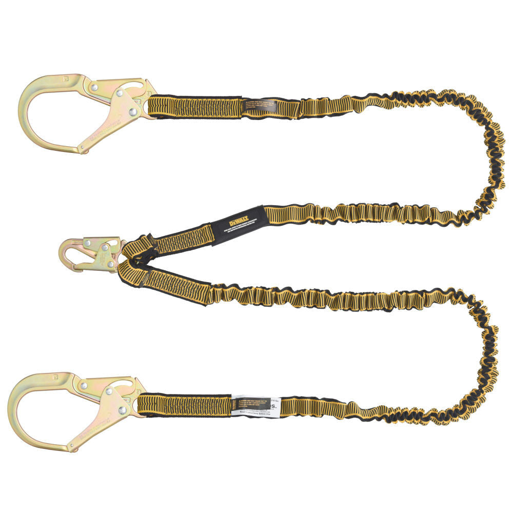 6 ft Internal Energy Absorber Twin Leg Lanyard with Snap Hook DXFP613130