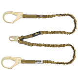 6 ft Internal Energy Absorber Twin Leg Lanyard with Snap Hook DXFP613130