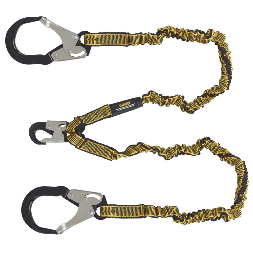 6 ft Internal Energy Absorber Twin Leg Lanyard with Snap Hook DXFP613530