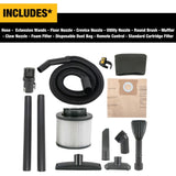 6 Gallon Wall Mounted Wet/Dry Vacuum with Wireless on/off Control DXV06G