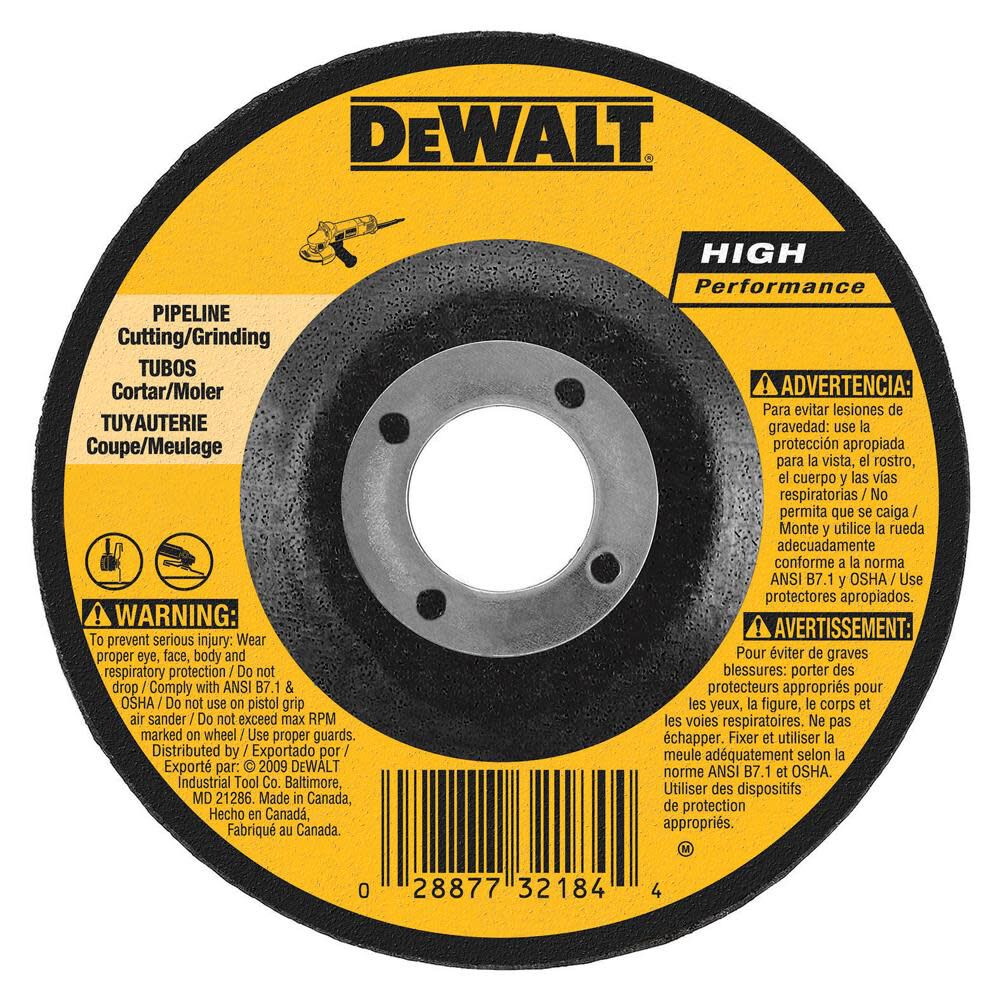 6 In. x 1/8 In. x 7/8 In. High Performance Pipeline Wheel DW8485