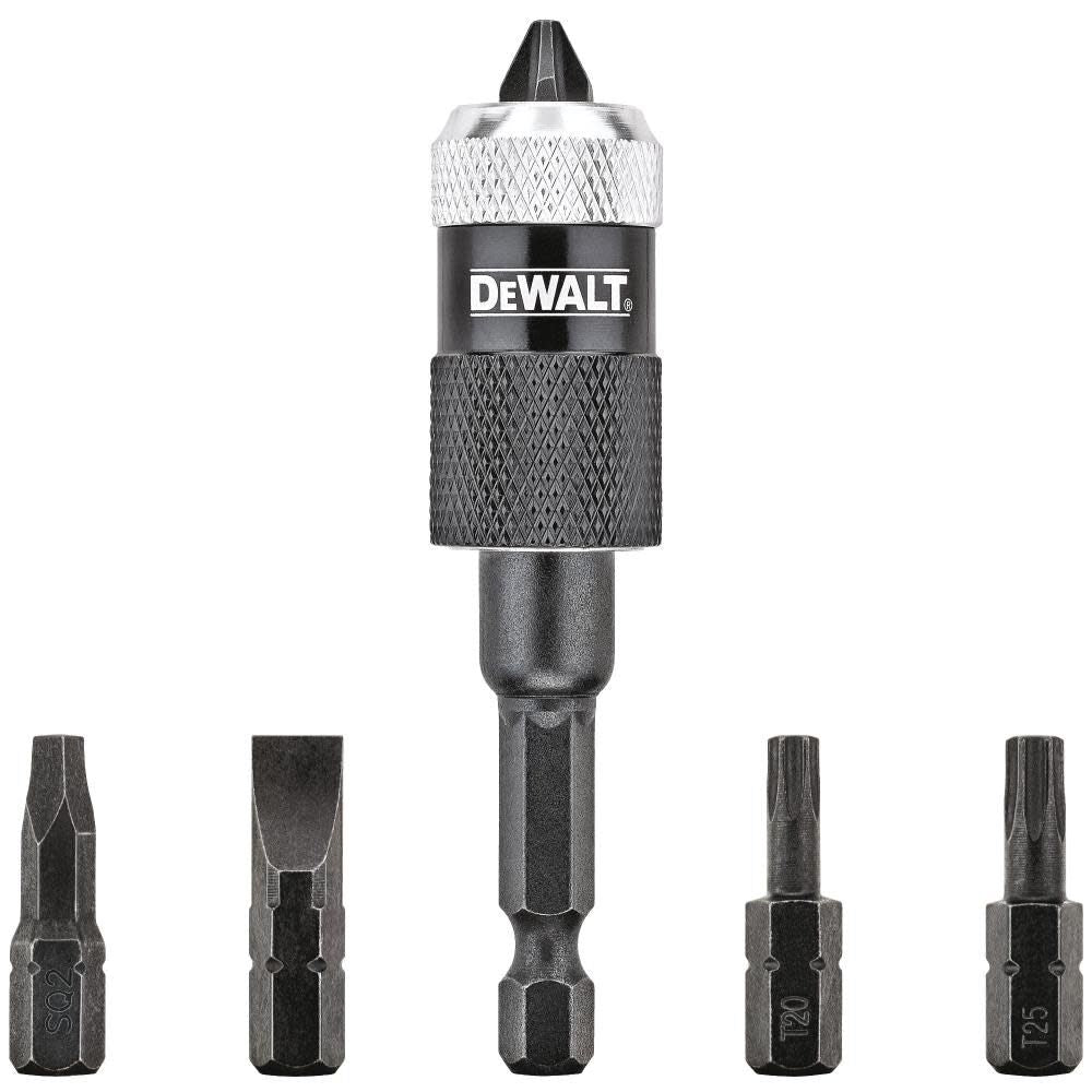 6-Pack Magnetic Screwdriving Bit Holder Set DW2507