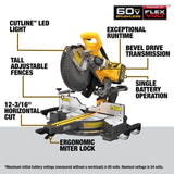 60V 12in Sliding Miter Saw Kit DCS781X1