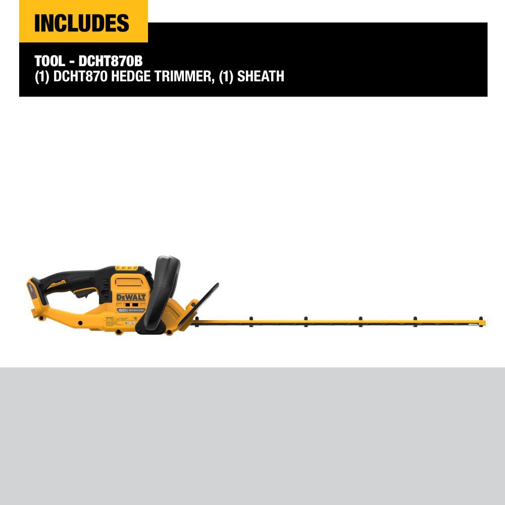 60V MAX 26in Hedge Trimmer Brushless Cordless (Bare Tool) DCHT870B