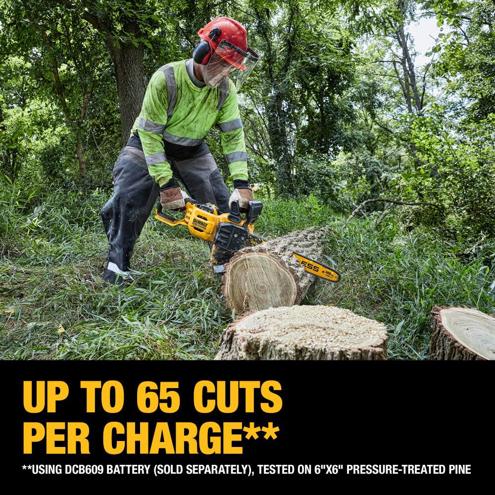 60V MAX Chainsaw 18inch Brushless Cordless Kit DCCS672X1