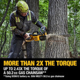 60V MAX Chainsaw 20inch Brushless Cordless Kit DCCS677Y1