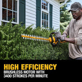 60V MAX Hedge Trimmer 26in Brushless Cordless Kit DCHT870T1