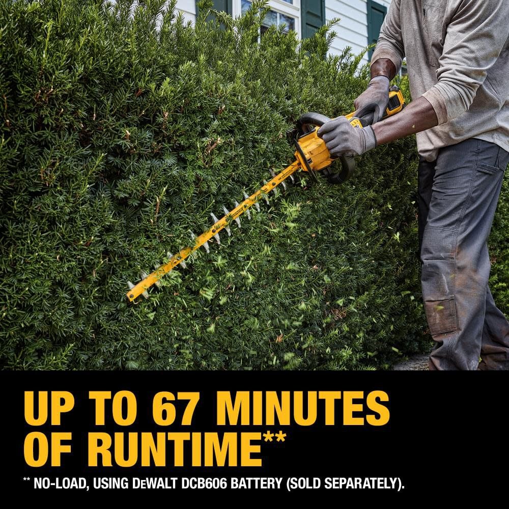 60V MAX Hedge Trimmer 26in Brushless Cordless Kit DCHT870T1