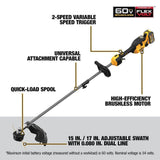 60V String Trimmer & Blower Combo Kit DCKO266X1