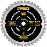 7-1/4-in 40-Tooth Rough Finish Carbide Circular Saw Blade DWA31740