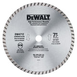 7 In. Hi Performance Masonry Blade DW4712B