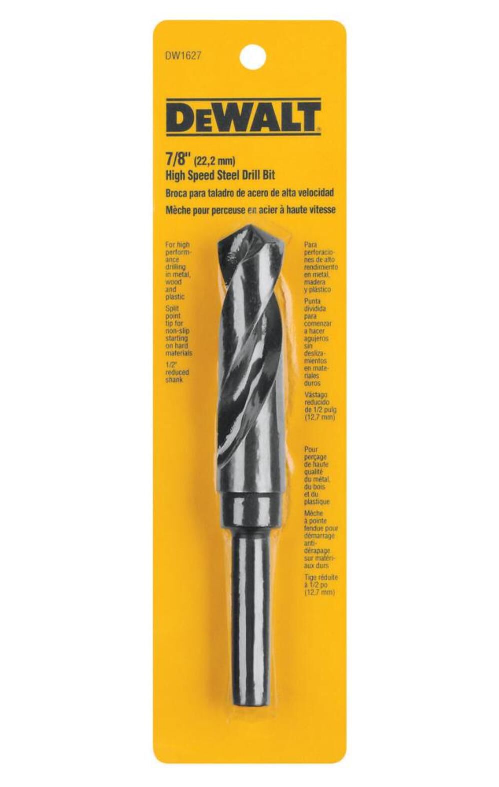 7/8 Drill Bit with 1/2-in Shank DW1627