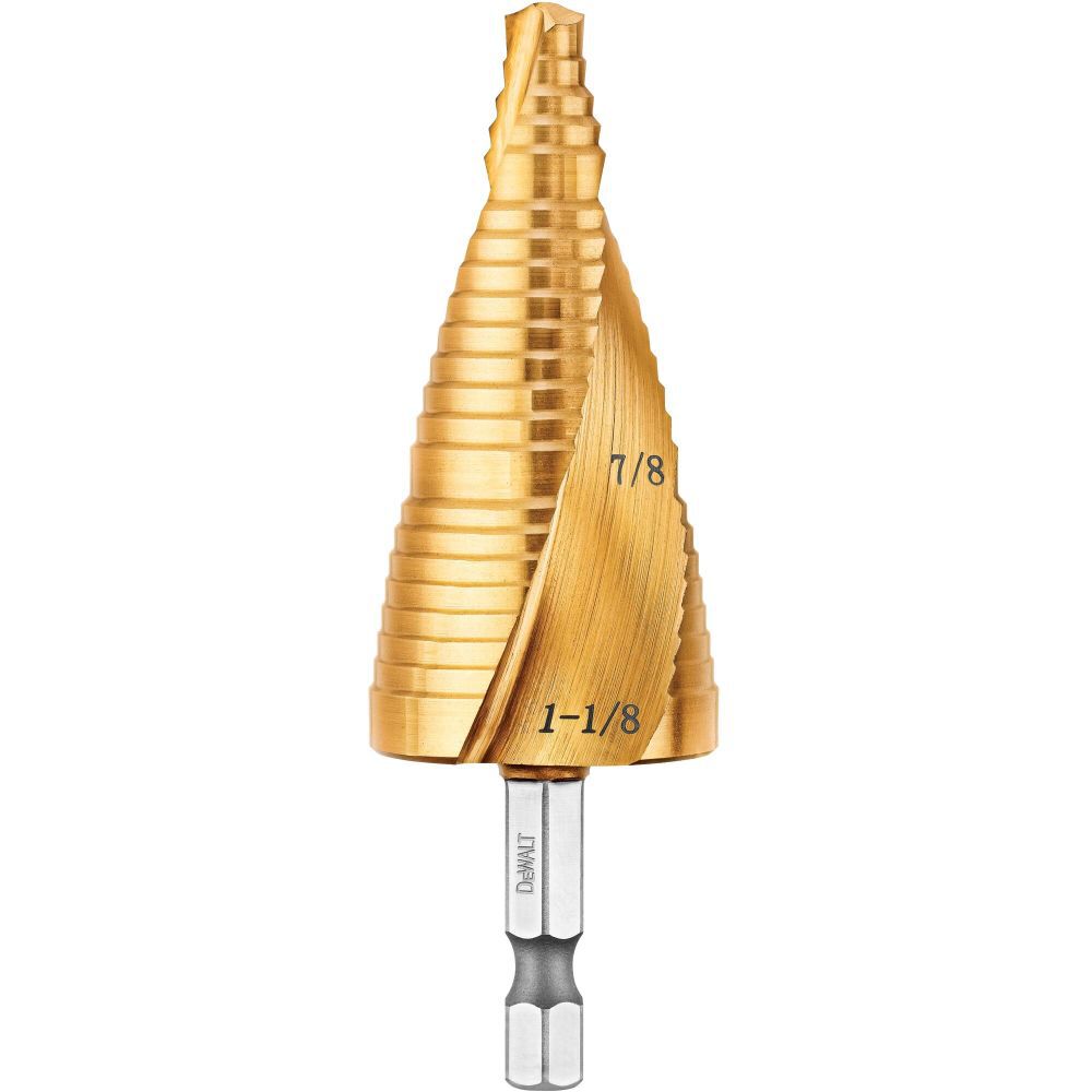 7/8 In. 1-1/8 In. Impact Ready Step Drill Bit DWA1789IR