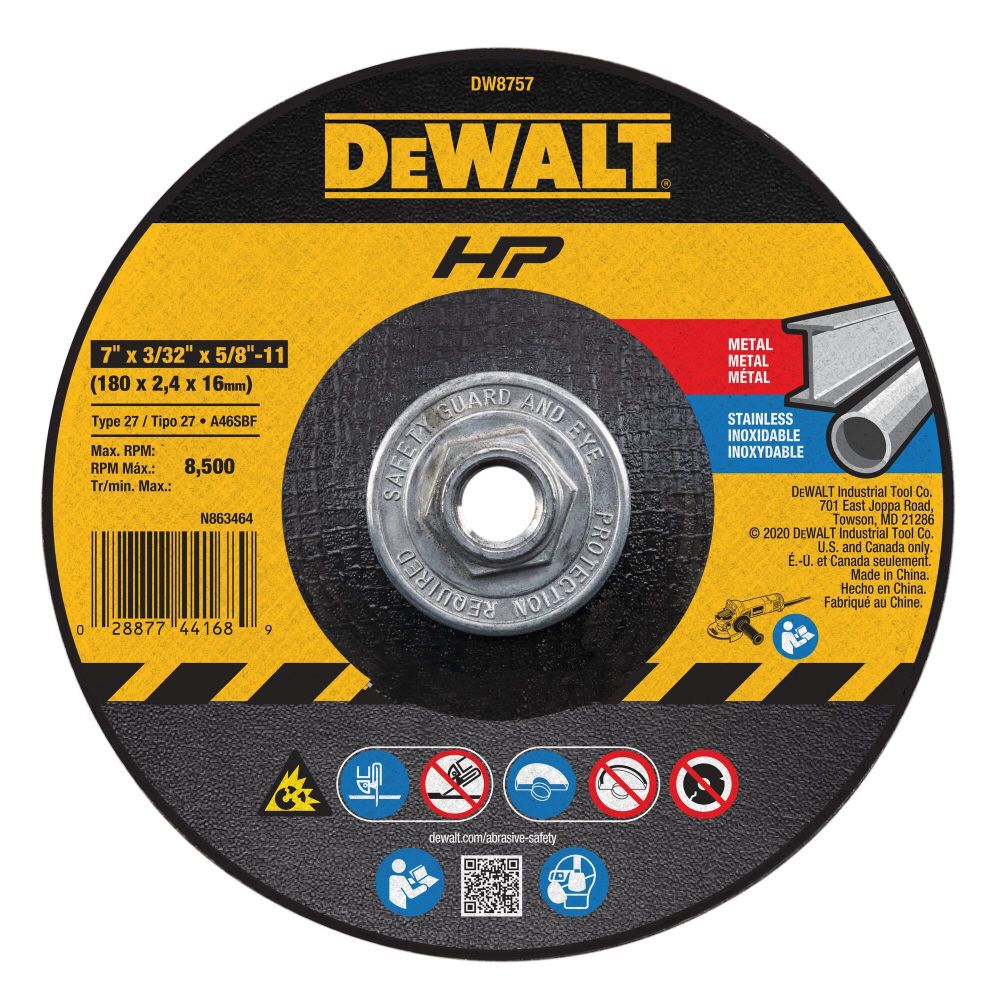 7in x 3/32in x 5/8in to 11 Metal Notching Wheel DW8757