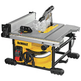 8 1/4in Compact Jobsite Table Saw with Rolling Stand Bundle DWE7485-DW7440RS